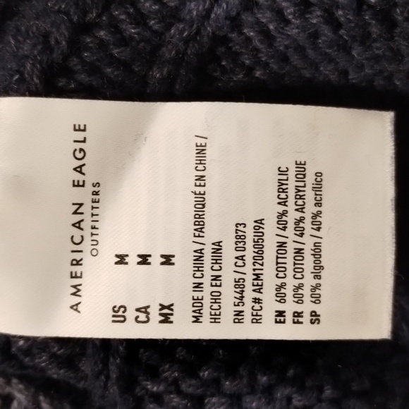 AE Oversized Tie Dye Turtleneck Sweater Sz M Excellent condition - Picture 14 of 15